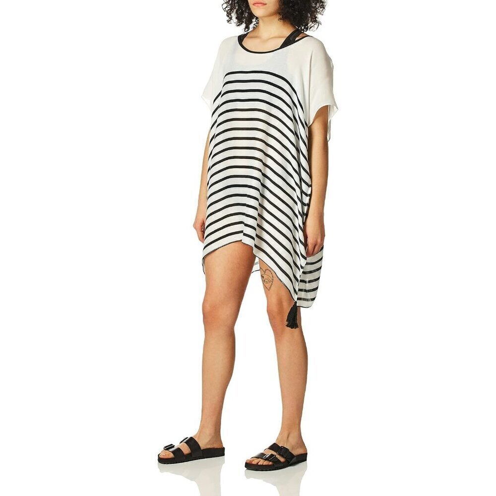 Body Glove Women's Standard Ajana Tunic Cover Up, Black, One Size - NWT